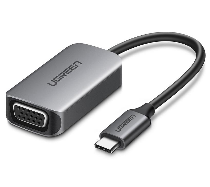  Type-C (USB-C) to VGA Converter Adapter - Supports 1080P Windows/Mac /Chrome (Not For Desktop PC)  